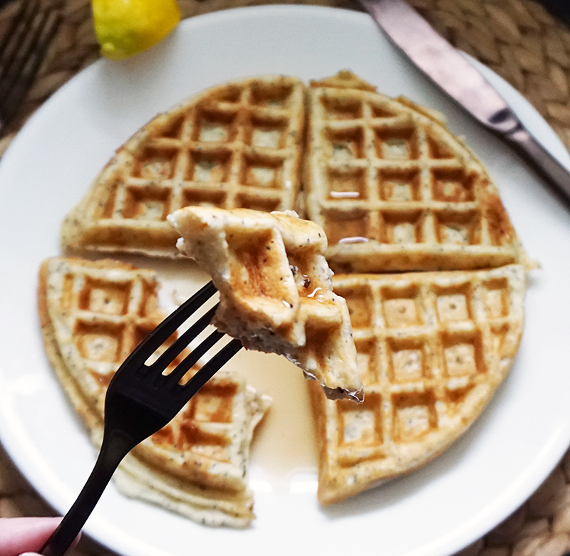 Lemon Poppyseed Waffles From Bijouxandbits Waffles Recipes Bijoux