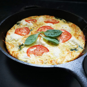 Ricotta frittata recipe from @bijouxandbits