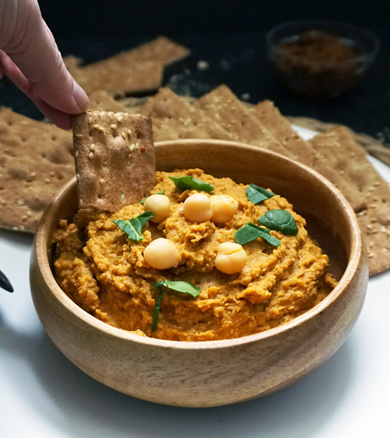 Coconut Lemongrass Curry Hummus 