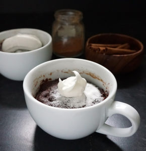 Mexican chocolate coffee mug cake from @bijouxandbits #mugcake