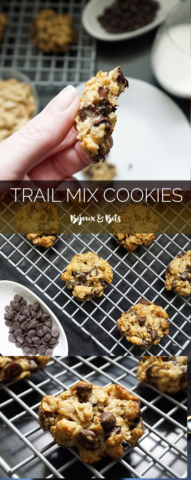 Trail mix cookies from @bijouxandbits #cookies #oatmeal
