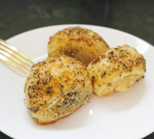 Garlic Parmesan puffs as seen on @bijouxandbits #garlic #pastry