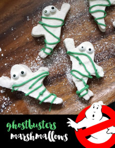 Ghostbusters marshmallows recipe from @bijouxandbits #ghostbusters #marshmallows