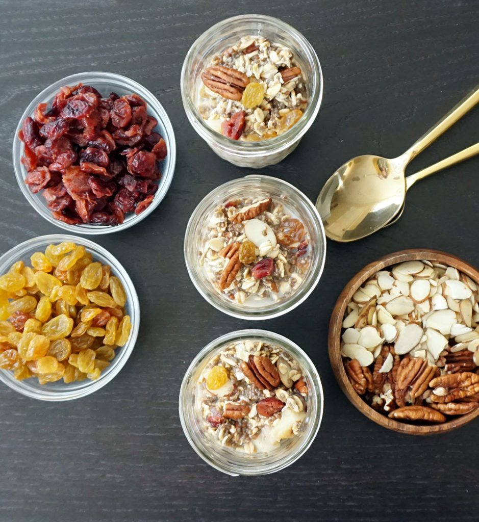 Rooty tooty nutty fruity overnight oats | Bijoux & Bits