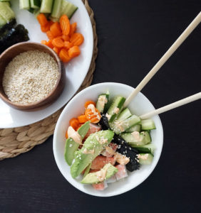 California roll bowl from @bijouxandbits